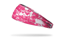 Gridiron Pink White Big Bang Lite Headband