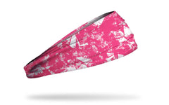 Gridiron Pink White Big Bang Lite Headband