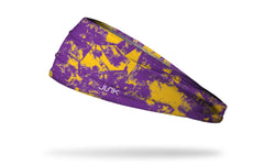 Gridiron Purple Gold Big Bang Lite Headband