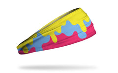 Hot Yellow Double Drip Big Bang Lite Headband