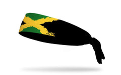 Jamaica Painted Flag Tie Headband