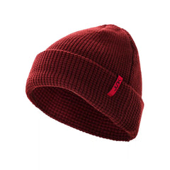 Maroon Waffle Knit Beanie