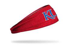 University of Kansas: KU Heathered Red Big Bang Lite Headband