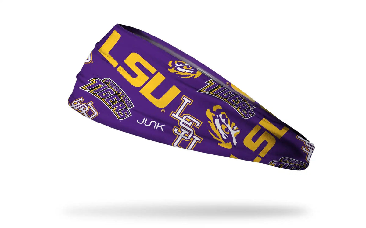 Louisiana State University: Overload Purple Big Bang Lite Headband