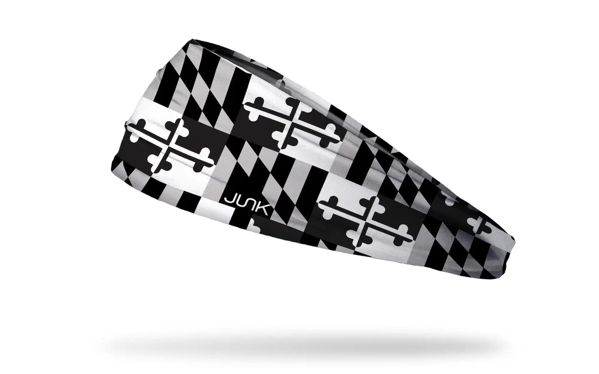 Maryland Monochrome Flag Big Bang Lite Headband
