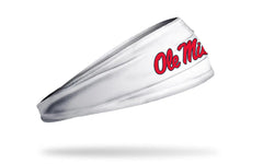 University of Mississippi: Ole Miss White Big Bang Lite Headband