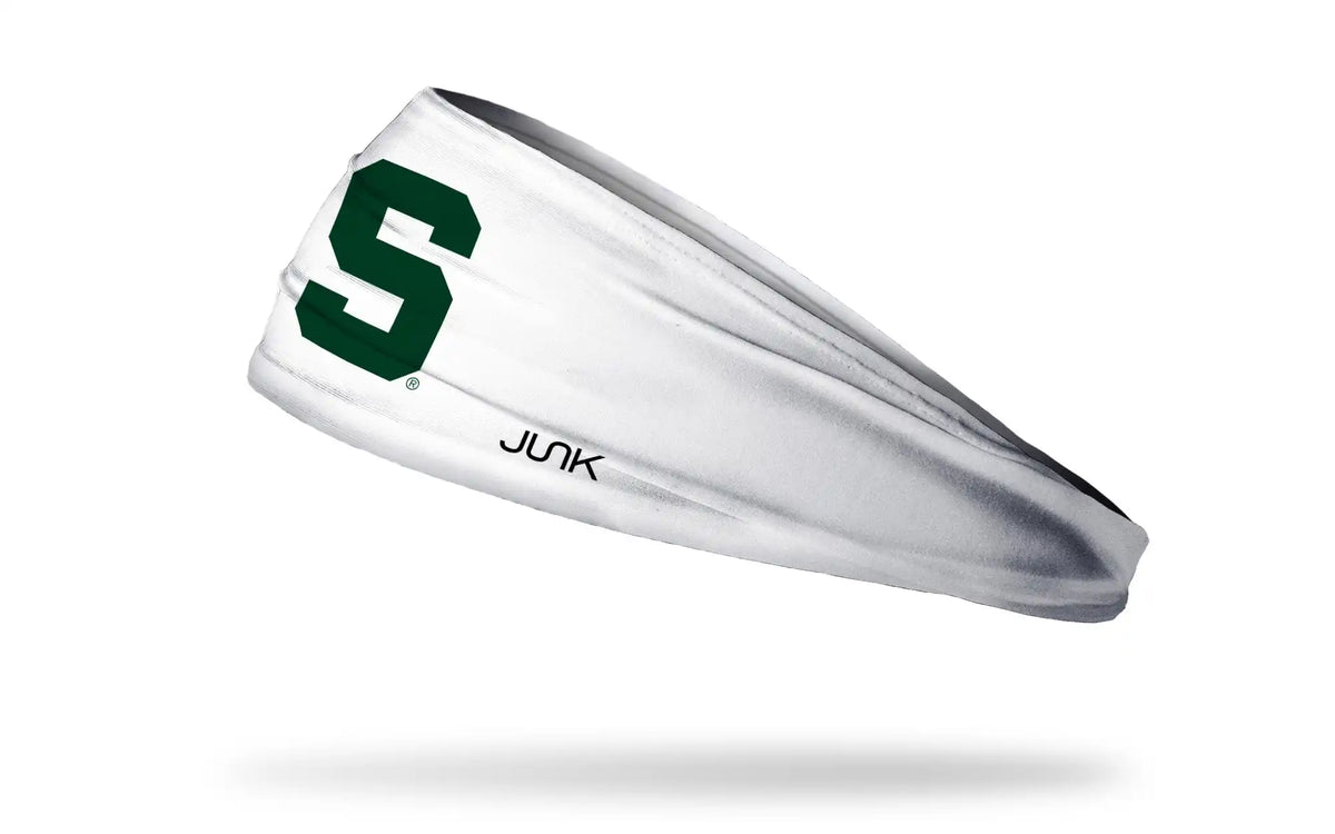 Michigan State University: S Logo White Big Bang Lite Headband
