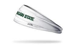 Michigan State University: Wordmark White Big Bang Lite Headband