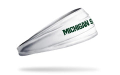 Michigan State University: Wordmark White Big Bang Lite Headband