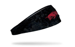 University of Arkansas: Grunge Black Big Bang Lite Headband
