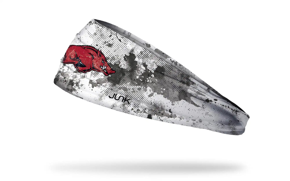 University of Arkansas: Grunge White Big Bang Lite Headband