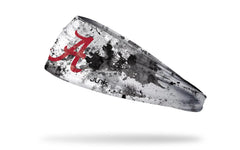 University of Alabama: Grunge White Big Bang Lite Headband
