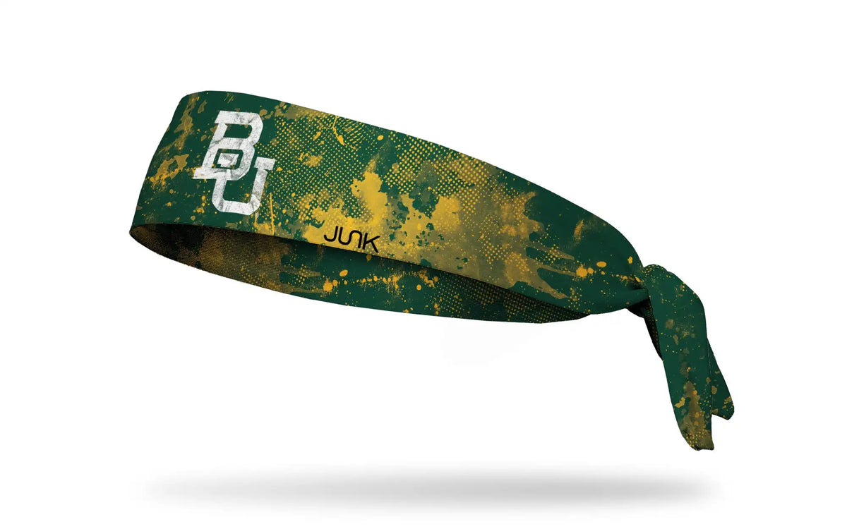 Baylor University: Grunge Green Flex Tie Headband