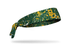 Baylor University: Splatter Green Flex Tie Headband