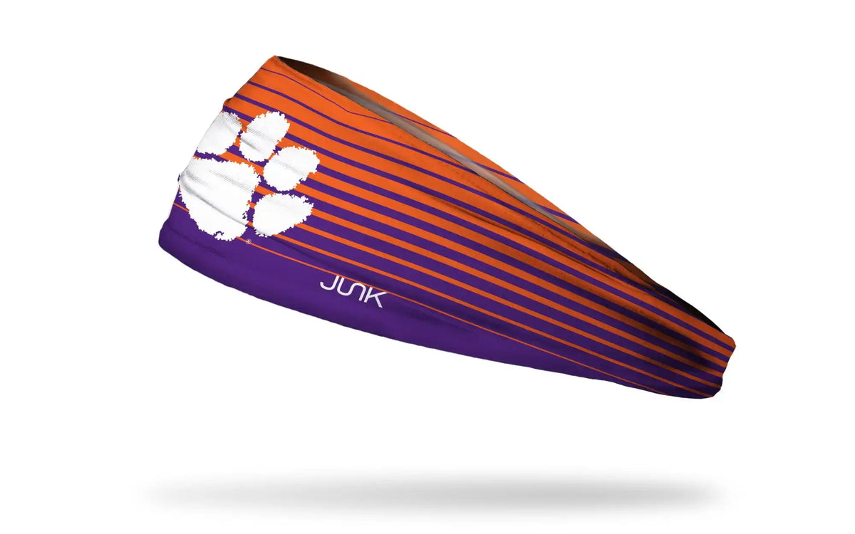 Clemson Tigers: Gradient Stripe Big Bang Lite Headband