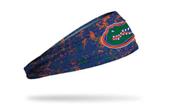 University of Florida: Splatter Blue Big Bang Lite Headband