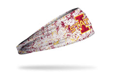 Iowa State University: Splatter White Big Bang Lite Headband