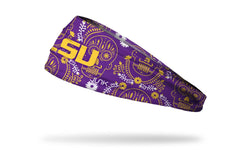 Louisiana State University: Sugar Skull Big Bang Lite Headband