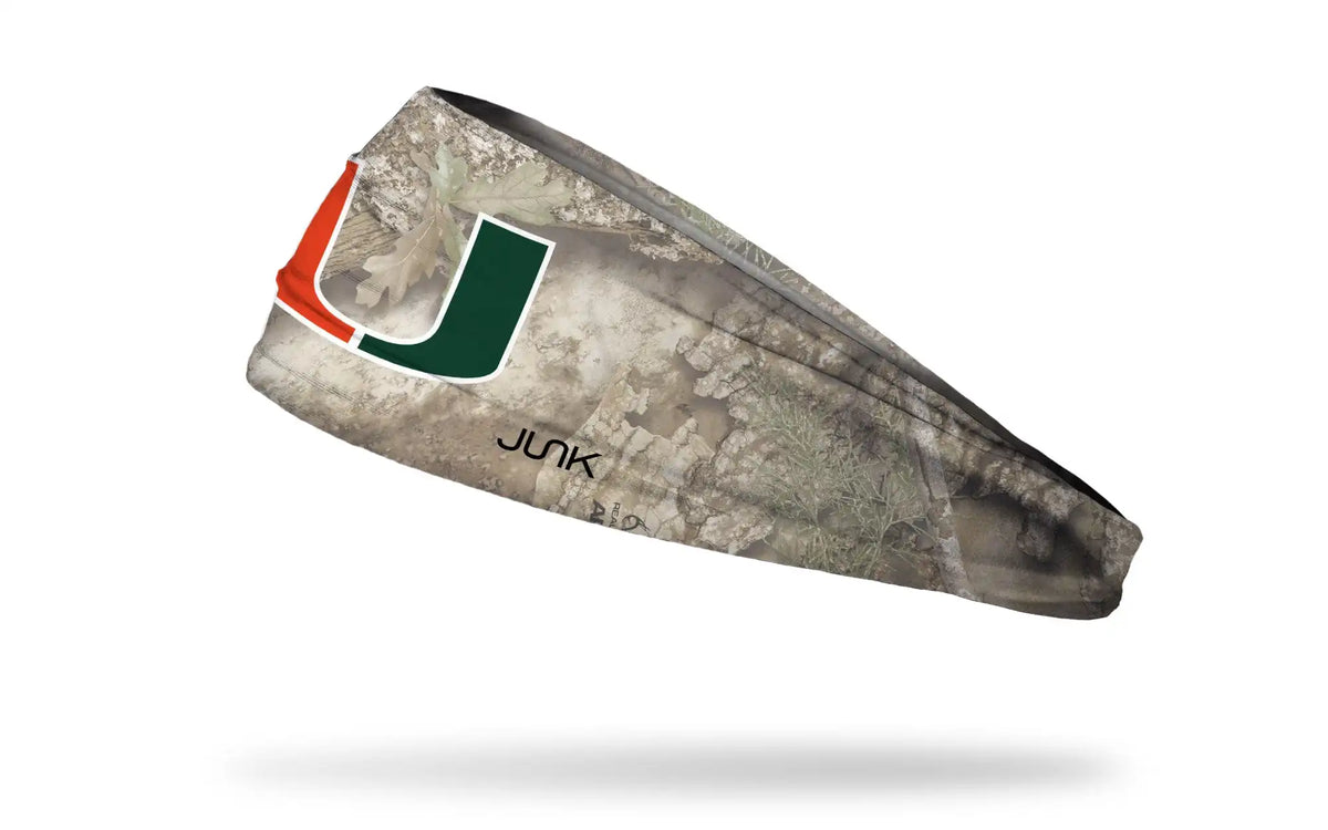 University of Miami: Realtree Faded APX Big Bang Lite Headband