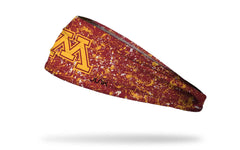 University of Minnesota: Splatter Maroon Big Bang Lite Headband