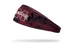 Mississippi State University: Grunge Maroon Big Bang Lite Headband