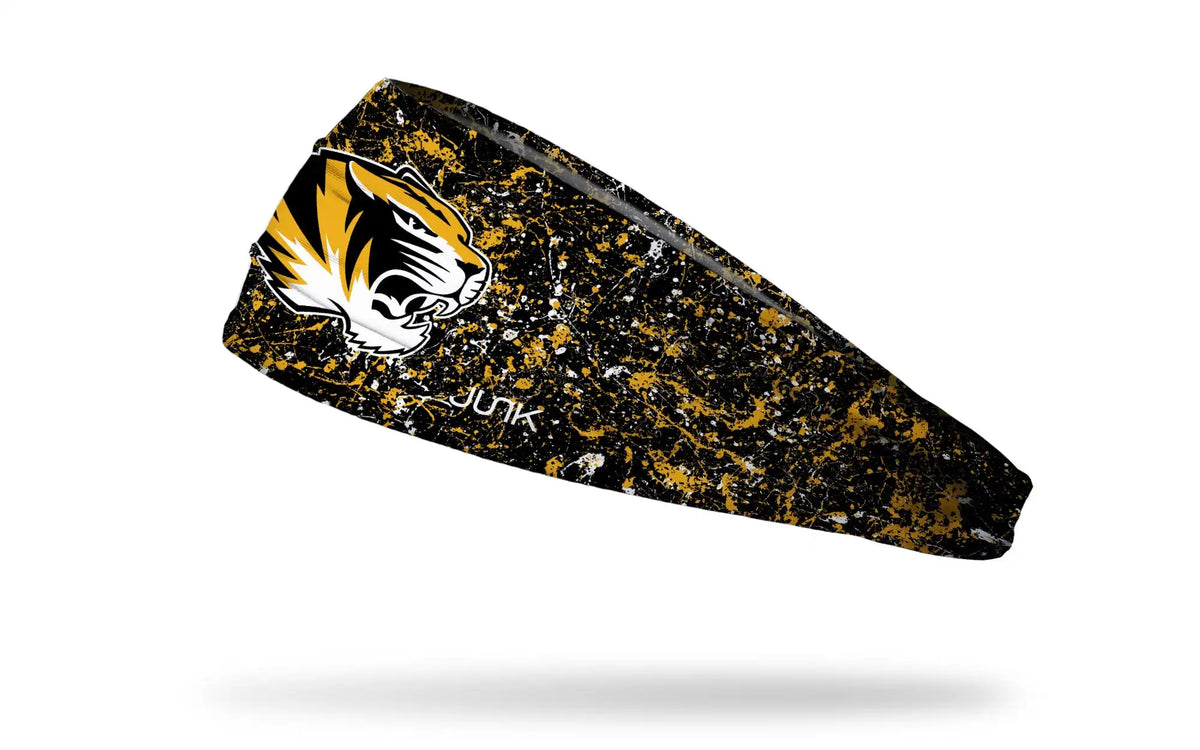 University of Missouri: Splatter Black Big Bang Lite Headband