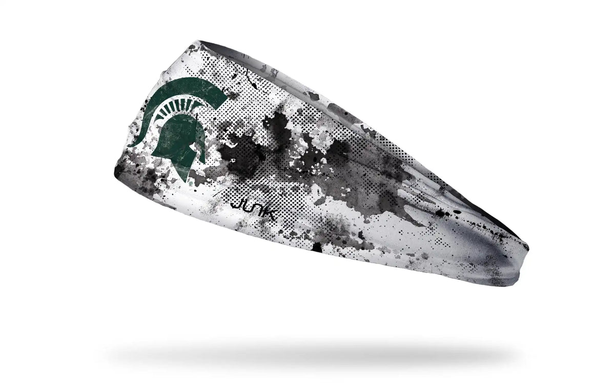 Michigan State University: Grunge Black Big Bang Lite Headband