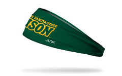 North Dakota State University: Wordmark Green Big Bang Lite Headband