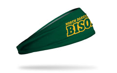 North Dakota State University: Wordmark Green Big Bang Lite Headband