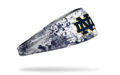 University of Notre Dame: Grunge White Big Bang Lite Headband