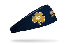 University of Notre Dame: Oversized Clover Navy Big Bang Lite Headband