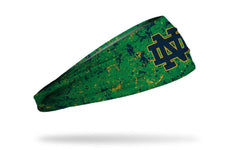University of Notre Dame: Splatter Green Big Bang Lite Headband