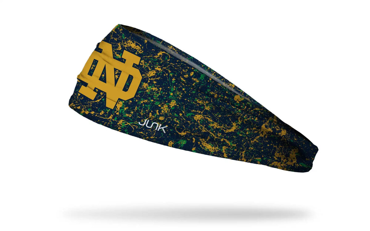 University of Notre Dame: Splatter Navy Big Bang Lite Headband