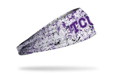 TCU: Splatter White Big Bang Lite Headband