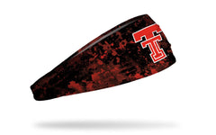Texas Tech University: Grunge Black Big Bang Lite Headband