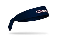 University of Connecticut: Navy Logo Flex Tie Headband