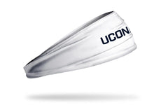 University of Connecticut: White Logo Big Bang Lite Headband