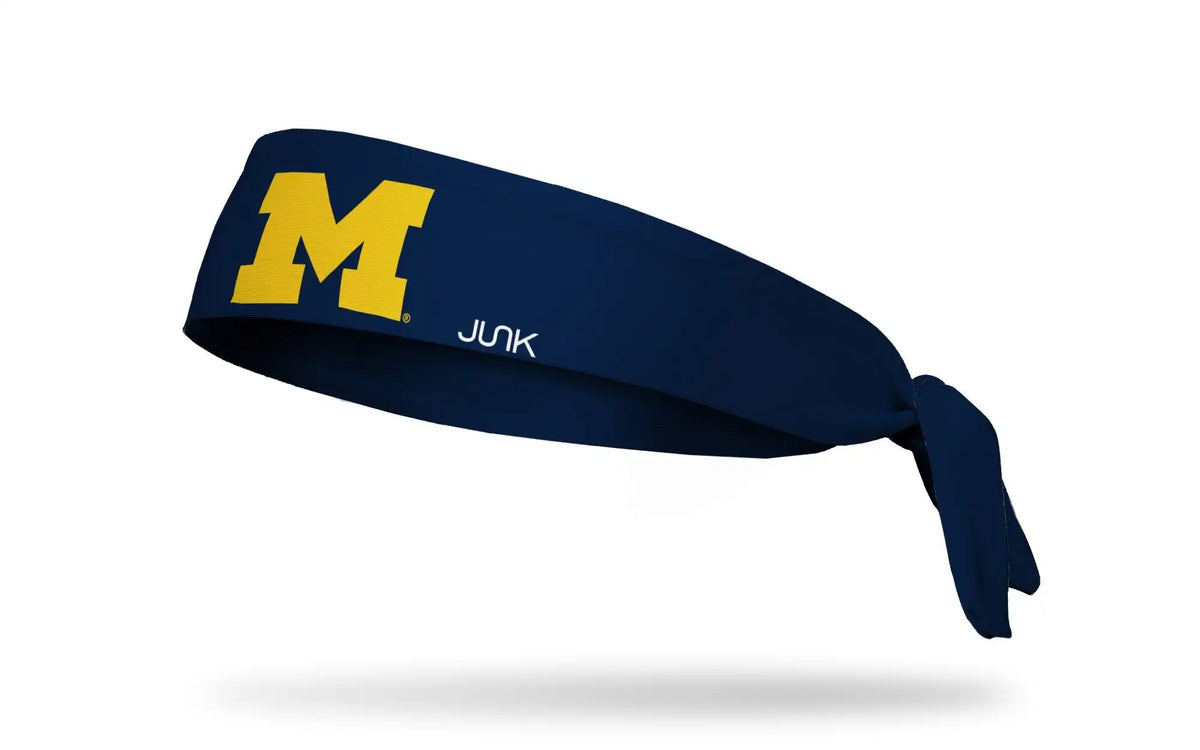 University of Michigan: Logo Blue Flex Tie Headband