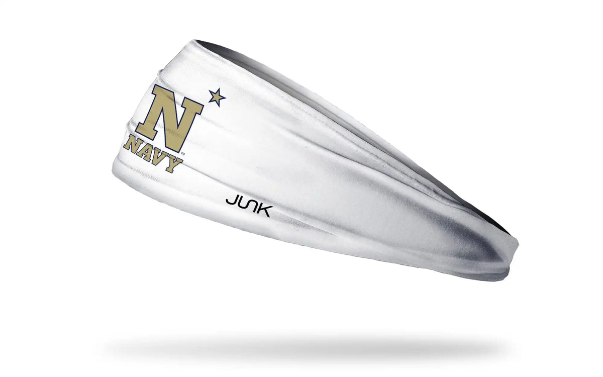Navy Midshipmen: White Big Bang Lite Headband