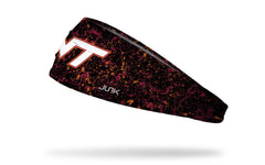 Virginia Tech: Splatter Black Big Bang Lite Headband