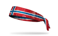 Norway Grunge Flag Tie Headband