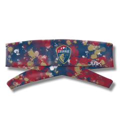 North Carolina Courage: Splatter Flex Tie Headband