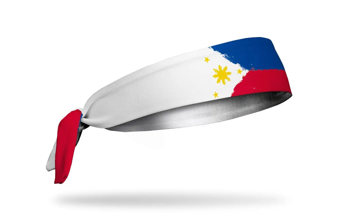 Philippines Painted Flag Flex Tie Headband