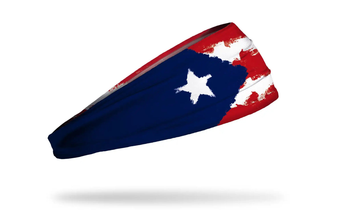 Puerto Rico Painted Flag Big Bang Lite Headband
