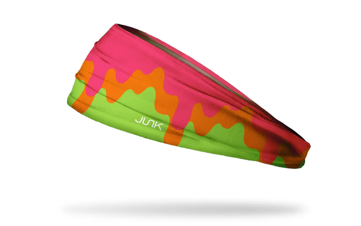 Rainbow Sherbert Drip Big Bang Lite Headband