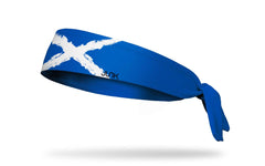Scotland Painted Flag Tie Headband