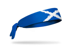 Scotland Painted Flag Tie Headband