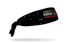 Sleigh This Workout Flex Tie Headband