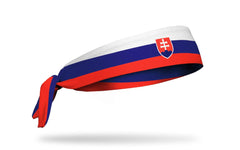 Slovakia Flag Tie Headband