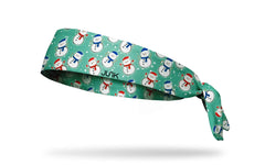 Snowmen on Parade Flex Tie Headband